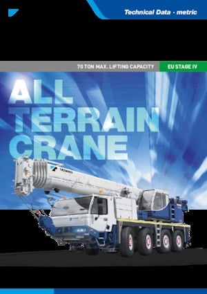 All-terrain kranen Tadano ATF 70G-4