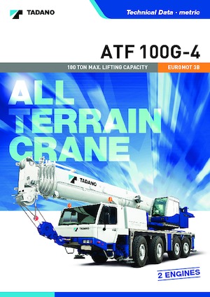 All-terrain kranen Tadano ATF 100G-4