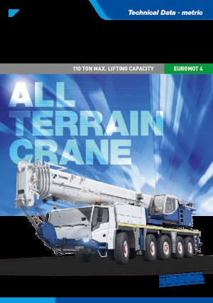 All-terrain kranen Tadano ATF110G-5 