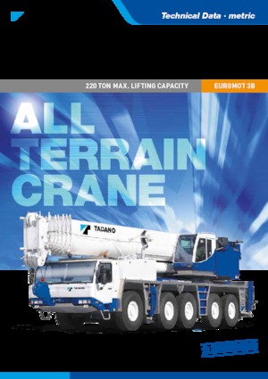 All-terrain kranen Tadano ATF 220G-5