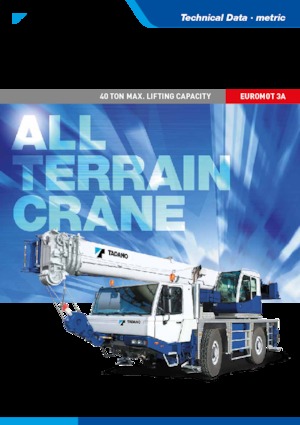 All-terrain kranen Tadano ATF 40G-2