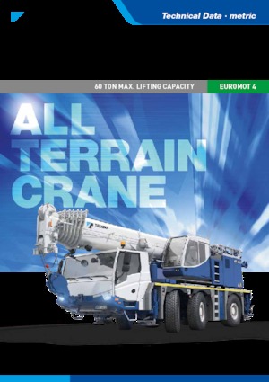 All-terrain kranen Tadano ATF 60G-3