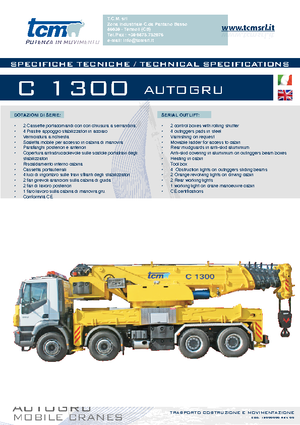 All-terrain kranen tcm C 1300 (8x4x4)