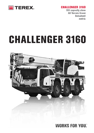 All-terrain kranen Terex-Demag Challenger 3160 (6x4x6)