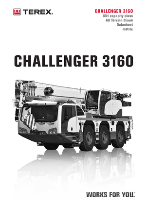 All-terrain kranen Terex-Demag Challenger 3160 (6x4x6)