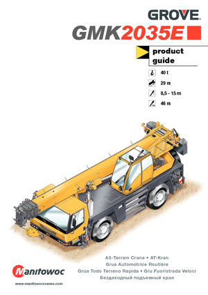 All-terrain kranen Grove GMK2035E 