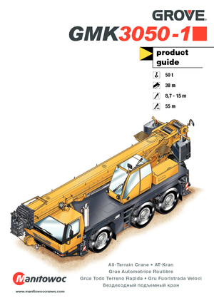 All-terrain kranen Grove GMK3050-1 