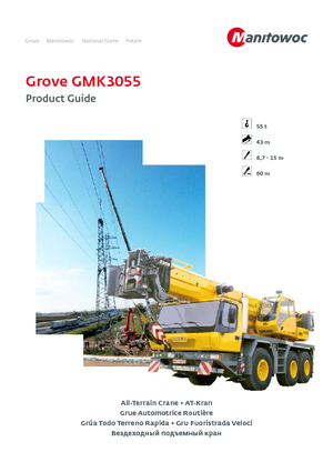 All-terrain kranen Grove GMK3055 