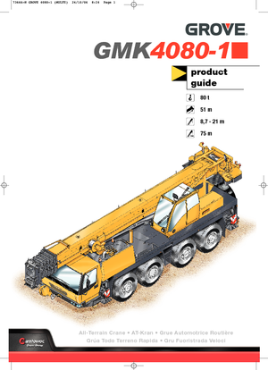 All-terrain kranen Grove GMK 4080-1 (8x6x8)