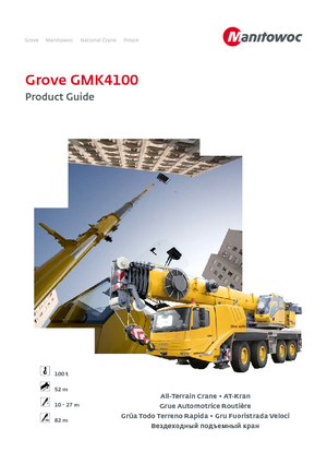 All-terrain kranen Grove GMK4100 
