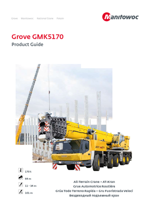 All-terrain kranen Grove GMK5170-1