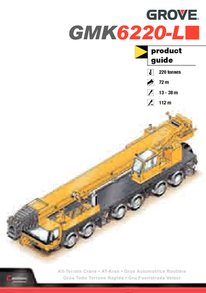 All-terrain kranen Grove GMK6220L