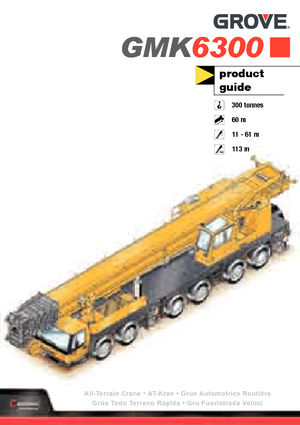 All-terrain kranen Grove GMK6300