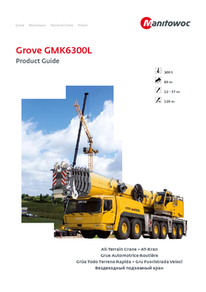 All-terrain kranen Grove GMK 6300 L (12x6x12)