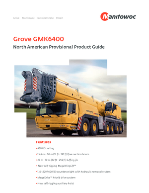 All-terrain kranen Grove GMK 6400 (12x8x12)