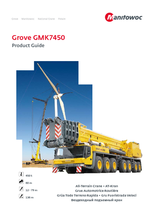 All-terrain kranen Grove GMK7450 