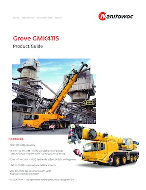 All-terrain kranen Grove GMK4115