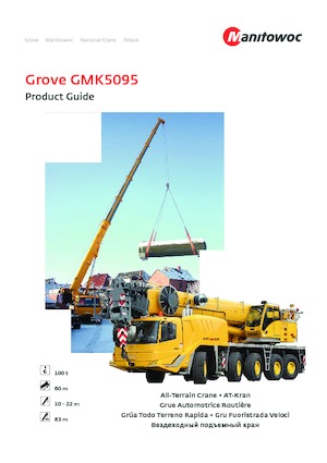 All-terrain kranen Grove GMK5095 