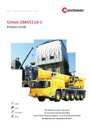 All-terrain kranen Grove GMK5110-1 