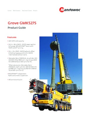 All-terrain kranen Grove GMK5275