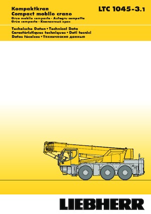 All-terrain kranen Liebherr LTC 1045-3.1 (6x6x6)