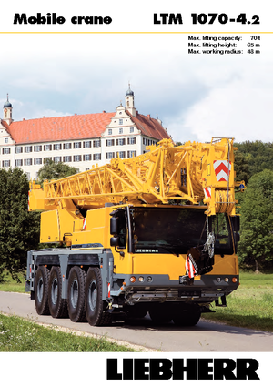 All-terrain kranen Liebherr LTM 1070-4.2 
