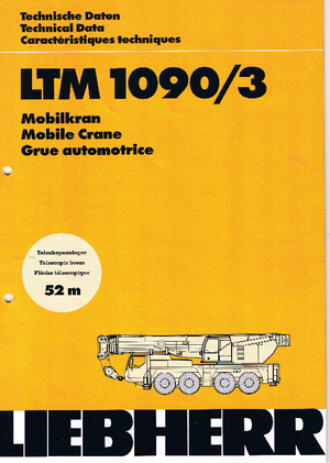 All-terrain kranen Liebherr LTM 1090/3 (8x8x6)