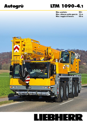All-terrain kranen Liebherr LTM 1090-4.1 (8x6x8)