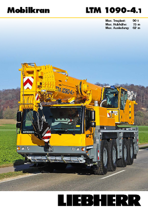 All-terrain kranen Liebherr LTM 1090-4.1 (8x6x8)