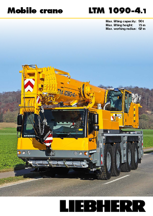 All-terrain kranen Liebherr LTM 1090-4.1 (8x6x8)