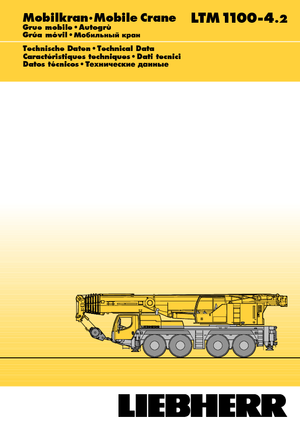 All-terrain kranen Liebherr LTM 1100-4.2