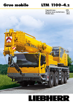 All-terrain kranen Liebherr LTM 1100-4.2