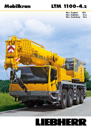 All-terrain kranen Liebherr LTM 1100-4.2