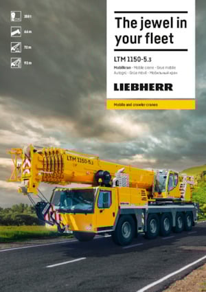 All-terrain kranen Liebherr LTM 1150-5.3