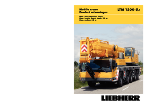All-terrain kranen Liebherr LTM 1200-5.1 
