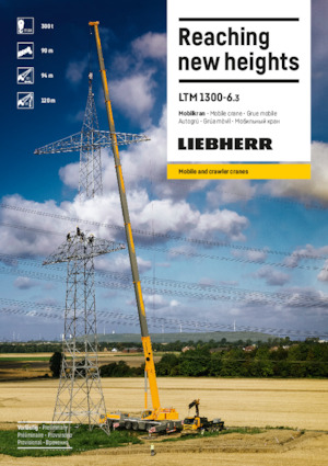 All-terrain kranen Liebherr LTM 1300-6.3 