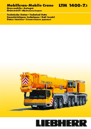 All-terrain kranen Liebherr LTM 1400-7.1 