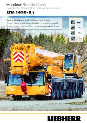 All-terrain kranen Liebherr LTM 1450-8.1 