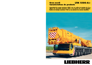 All-terrain kranen Liebherr LTM 1500-8.1