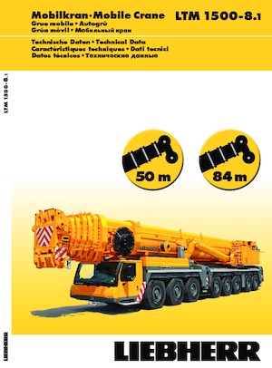 All-terrain kranen Liebherr LTM 1500-8.1