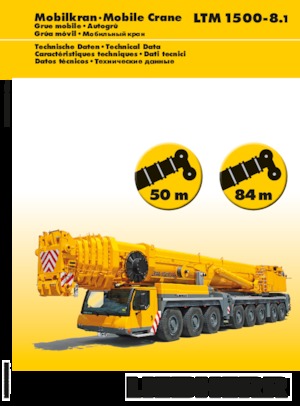 All-terrain kranen Liebherr LTM 1500-8.1