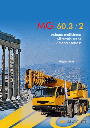All-terrain kranen Marchetti MG 60.3-2