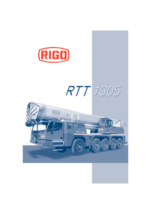 All-terrain kranen RIGO RTT 1305