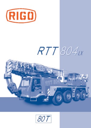 All-terrain kranen RIGO RTT 804