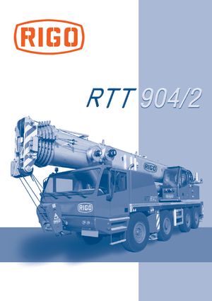 All-terrain kranen RIGO RTT 904/2