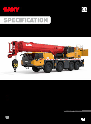 All-terrain kranen Sany SAC1200E