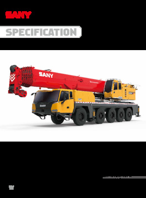 All-terrain kranen Sany SAC1600T7