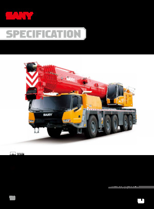 All-terrain kranen Sany SAC2200T7