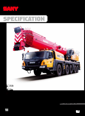 All-terrain kranen Sany SAC2500T7