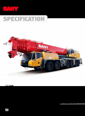 All-terrain kranen Sany SAC4500C7-8